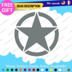 Fits Army Star Sticker Decal Vinyl Jeep US Military Truck Door Car Hood Window - Image 19