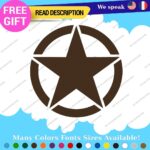 Fits Army Star Sticker Decal Vinyl Jeep US Military Truck Door Car Hood Window - Image 20