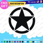 Fits Army Star Sticker Decal Vinyl Jeep US Military Truck Door Car Hood Window - Image 3