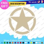 Fits Army Star Sticker Decal Vinyl Jeep US Military Truck Door Car Hood Window - Image 21