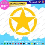 Fits Army Star Sticker Decal Vinyl Jeep US Military Truck Door Car Hood Window - Image 4