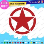 Fits Army Star Sticker Decal Vinyl Jeep US Military Truck Door Car Hood Window - Image 7