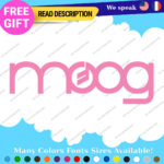 Fits White Moog Audio Digital Decal Sticker Vinyl Mixer Synthesizer Analog Color - Image 11