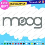 Fits White Moog Audio Digital Decal Sticker Vinyl Mixer Synthesizer Analog Color - Image 27