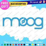 Fits White Moog Audio Digital Decal Sticker Vinyl Mixer Synthesizer Analog Color - Image 44