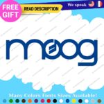 Fits White Moog Audio Digital Decal Sticker Vinyl Mixer Synthesizer Analog Color - Image 43