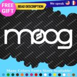 Fits White Moog Audio Digital Decal Sticker Vinyl Mixer Synthesizer Analog Color - Image 48