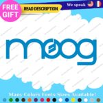 Fits White Moog Audio Digital Decal Sticker Vinyl Mixer Synthesizer Analog Color - Image 37