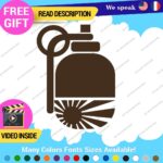 Hand Grenade Japan Rising Sun Decals Stickers Vinyl Car Race Drift Lowered JDM - Image 15