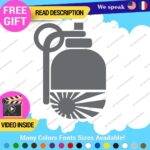 Hand Grenade Japan Rising Sun Decals Stickers Vinyl Car Race Drift Lowered JDM - Image 17