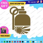 Hand Grenade Japan Rising Sun Decals Stickers Vinyl Car Race Drift Lowered JDM - Image 18