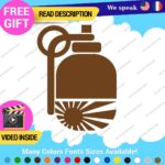 Hand Grenade Japan Rising Sun Decals Stickers Vinyl Car Race Drift Lowered JDM - Image 19