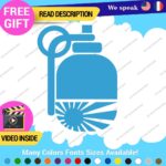 Hand Grenade Japan Rising Sun Decals Stickers Vinyl Car Race Drift Lowered JDM - Image 20