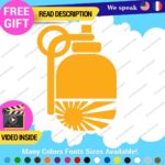 Hand Grenade Japan Rising Sun Decals Stickers Vinyl Car Race Drift Lowered JDM - Image 22