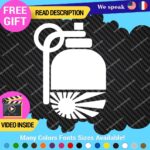 Hand Grenade Japan Rising Sun Decals Stickers Vinyl Car Race Drift Lowered JDM - Image 23