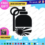 Hand Grenade Japan Rising Sun Decals Stickers Vinyl Car Race Drift Lowered JDM - Image 24