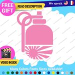 Hand Grenade Japan Rising Sun Decals Stickers Vinyl Car Race Drift Lowered JDM - Image 5