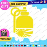 Hand Grenade Japan Rising Sun Decals Stickers Vinyl Car Race Drift Lowered JDM - Image 26