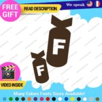 Joker JDM King Decals Stickers Vinyl Funny Crow Drift Racing Bomb Lowered - Image 20