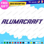 Fits AlumaCraft Boat Decal Sticker Vintage Fishing Boat Aluma Water Craft Old - Image 17