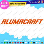 Fits AlumaCraft Boat Decal Sticker Vintage Fishing Boat Aluma Water Craft Old - Image 4