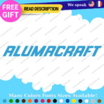 Fits AlumaCraft Boat Decal Sticker Vintage Fishing Boat Aluma Water Craft Old - Image 10