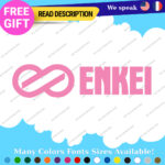 Fits Enkei Wheel Decals Stickers Vinyl Rim Mag Racing Tuning JDM RPF1 GTC01 PF01 - Image 5