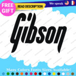 Fits Gibson Decals Stickers Vinyl Music Band Amp Diamond Guitar Pick Guard