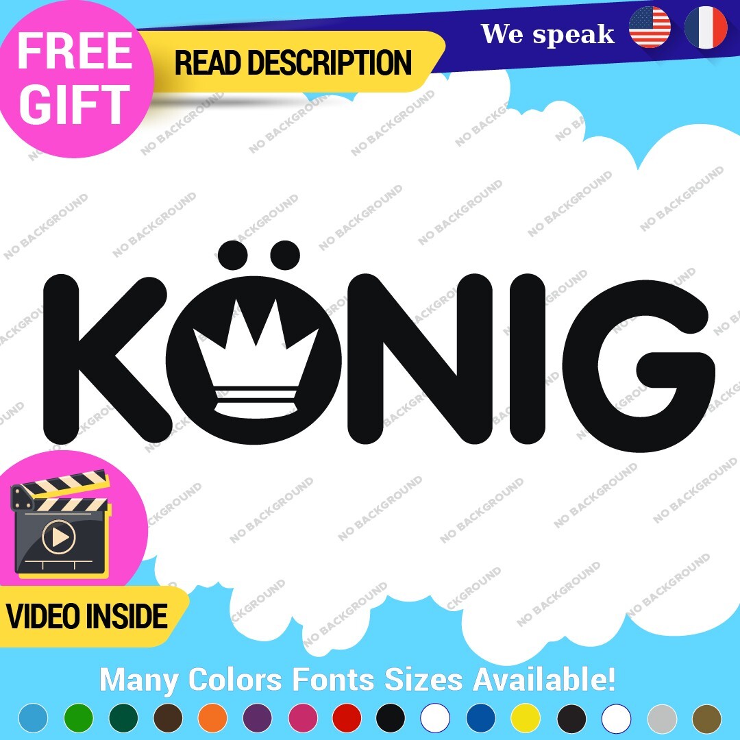 Fits Konig Wheels Decals Stickers Vinyl Rim Hypergram Dekagram Matte Gloss Tire 297353878953 Fits Konig Wheels Decals Stickers Vinyl Rim Hypergram Dekagram Matte Gloss Tire - Image 1