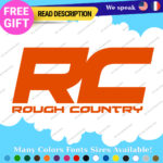 Fits Red Rough Country Decals Stickers Vinyl Suspension Truck Off Road 4x4 Lift - Image 3