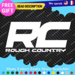 Fits Red Rough Country Decals Stickers Vinyl Suspension Truck Off Road 4x4 Lift - Image 23