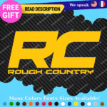 Fits Red Rough Country Decals Stickers Vinyl Suspension Truck Off Road 4x4 Lift - Image 24