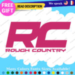 Fits Red Rough Country Decals Stickers Vinyl Suspension Truck Off Road 4x4 Lift - Image 4