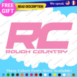 Fits Red Rough Country Decals Stickers Vinyl Suspension Truck Off Road 4x4 Lift - Image 5