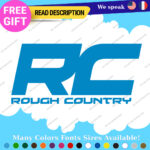 Fits Red Rough Country Decals Stickers Vinyl Suspension Truck Off Road 4x4 Lift - Image 9