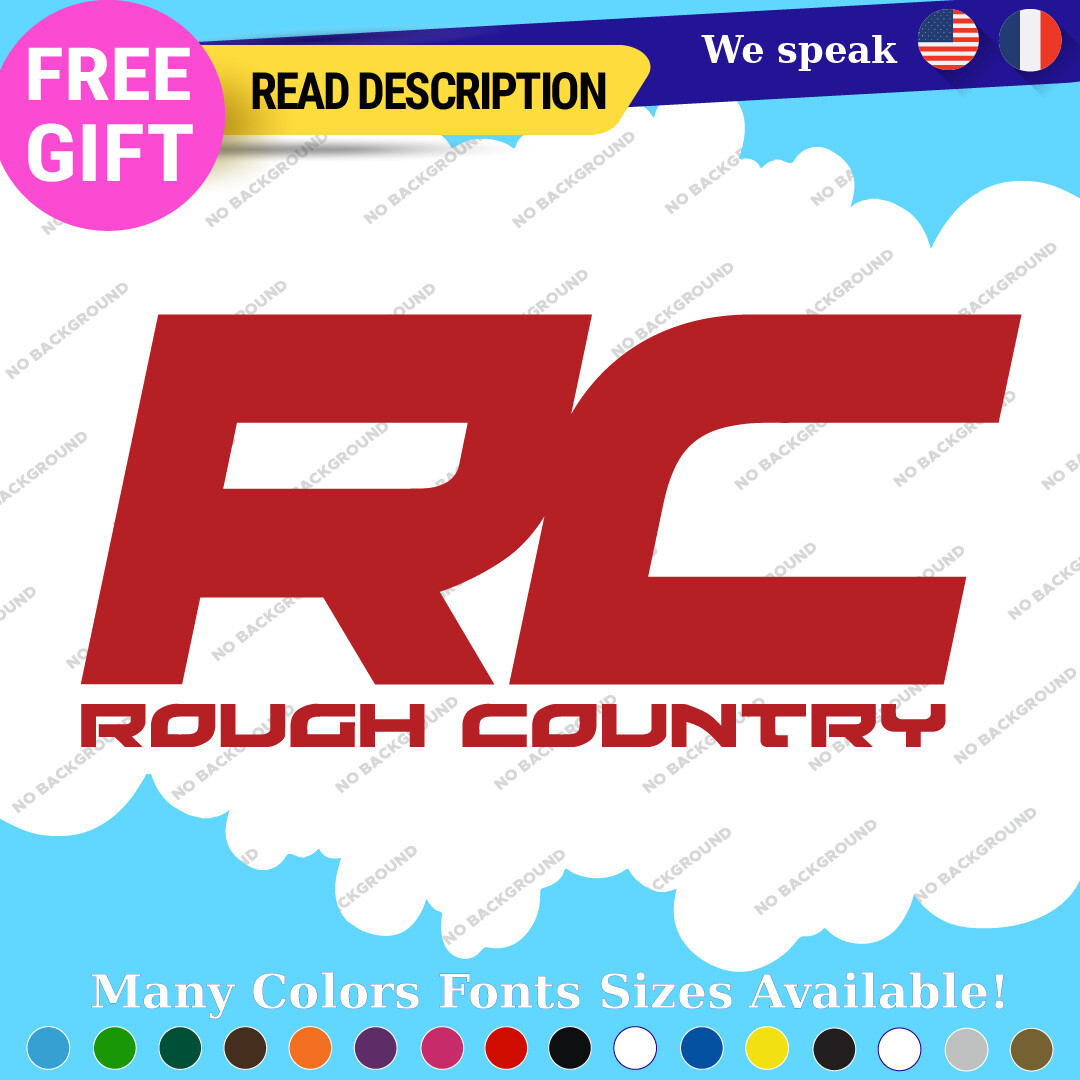Fits Red Rough Country Decals Stickers Vinyl Suspension Truck Off Road 4x4 Lift 297353876553 Fits Red Rough Country Decals Stickers Vinyl Suspension Truck Off Road 4x4 Lift - Image 1