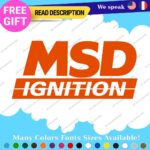 Fits MDS Ignition Decals Stickers Vinyl Control Digital Coil Blaster Spark Carb - Image 3