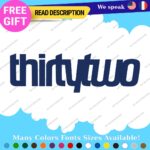 Fits Thirthy two Decals Sticker Vinyl Boots Snowboard Socks Ski Pants Hat Winter - Image 12