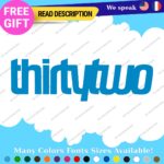 Fits Thirthy two Decals Sticker Vinyl Boots Snowboard Socks Ski Pants Hat Winter - Image 14