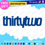 Fits Thirthy two Decals Sticker Vinyl Boots Snowboard Socks Ski Pants Hat Winter - Image 15