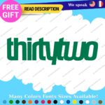 Fits Thirthy two Decals Sticker Vinyl Boots Snowboard Socks Ski Pants Hat Winter - Image 16