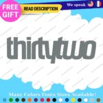 Fits Thirthy two Decals Sticker Vinyl Boots Snowboard Socks Ski Pants Hat Winter - Image 19