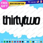 Fits Thirthy two Decals Sticker Vinyl Boots Snowboard Socks Ski Pants Hat Winter - Image 3