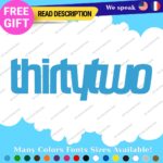 Fits Thirthy two Decals Sticker Vinyl Boots Snowboard Socks Ski Pants Hat Winter - Image 25