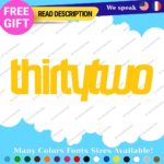 Fits Thirthy two Decals Sticker Vinyl Boots Snowboard Socks Ski Pants Hat Winter - Image 4