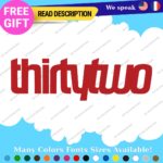 Fits Thirthy two Decals Sticker Vinyl Boots Snowboard Socks Ski Pants Hat Winter - Image 7