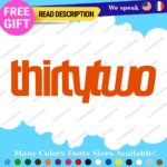 Fits Thirthy two Decals Sticker Vinyl Boots Snowboard Socks Ski Pants Hat Winter - Image 8