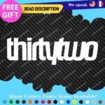 Fits Thirthy two Decals Sticker Vinyl Boots Snowboard Socks Ski Pants Hat Winter - Image 28