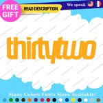 Fits Thirthy two Decals Sticker Vinyl Boots Snowboard Socks Ski Pants Hat Winter - Image 26