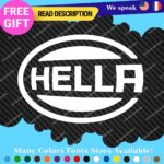Fits Hella Decals Stickers Vinyl Headlight Foglight Light Cover  Fog Head Tuning - Image 3